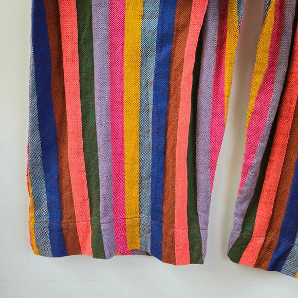 Ace & Jig Striped Rainbow Romper Jumpsuit $345 Organic Cotton Womens Large EUC - Picture 12 of 12